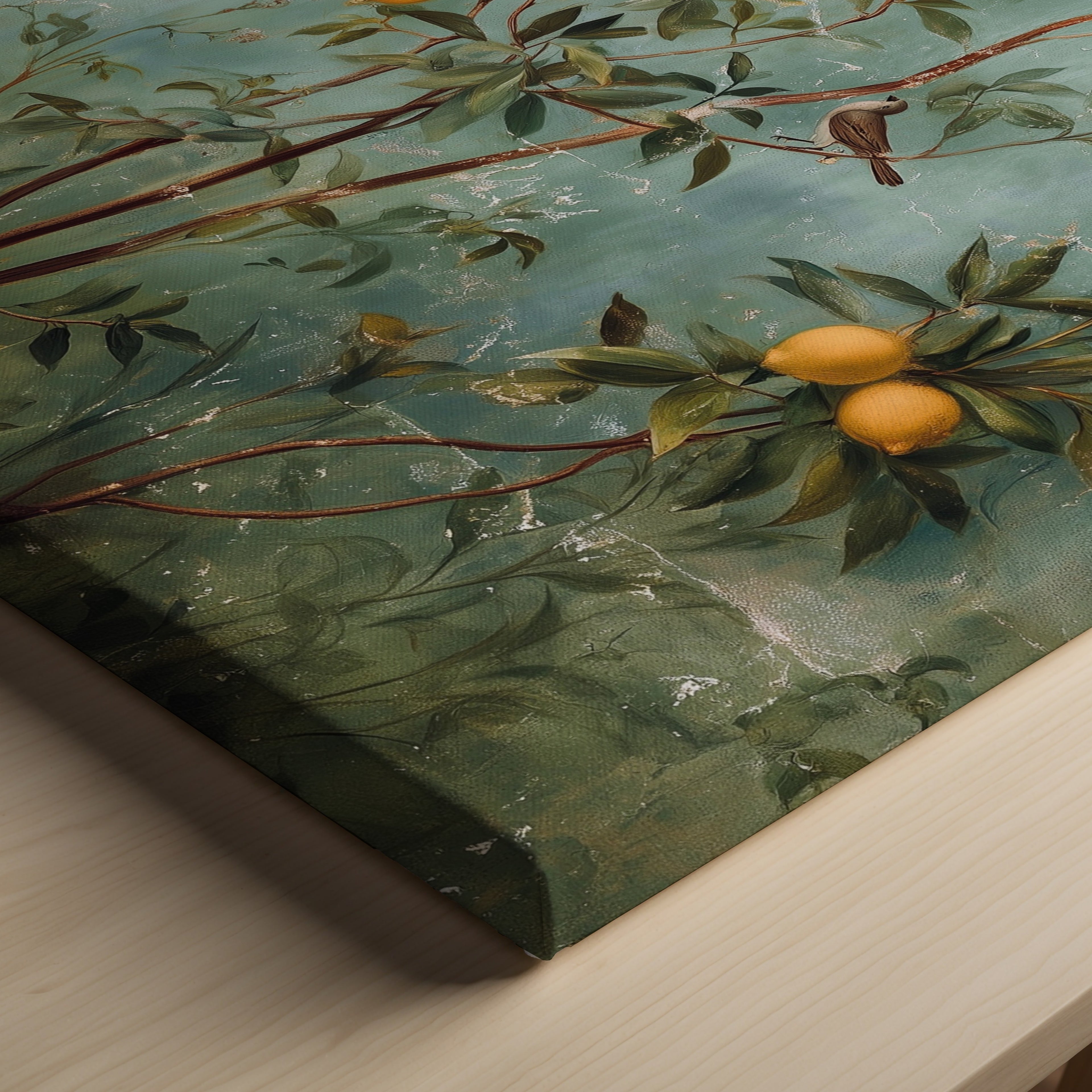 Antique Lemon Grove Fresco