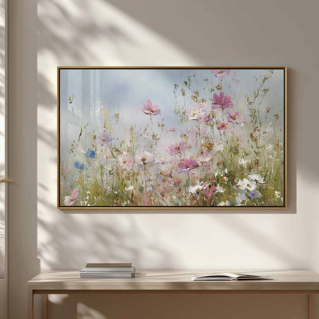 Textured Floral Meadow