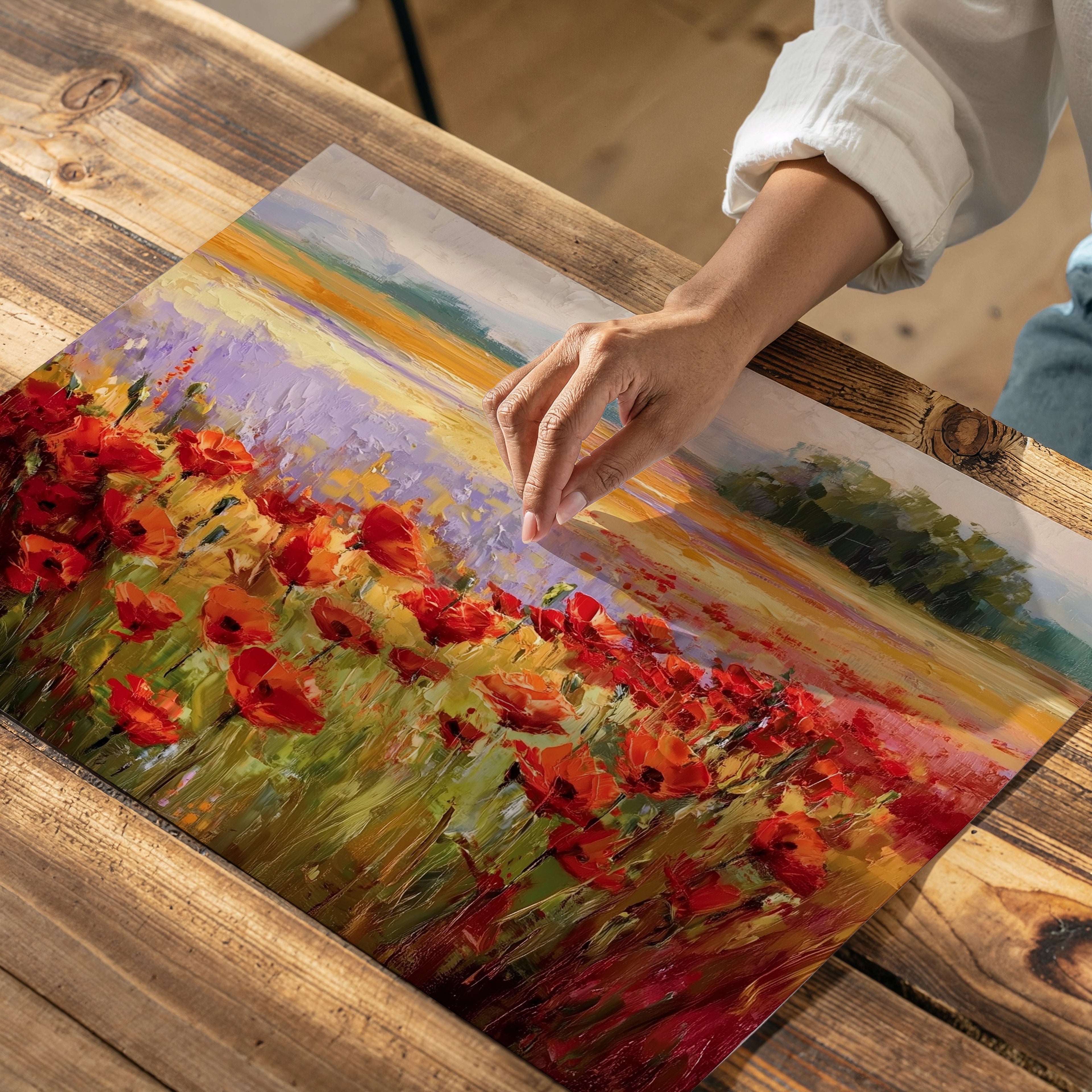 Crimson Poppy Reverie