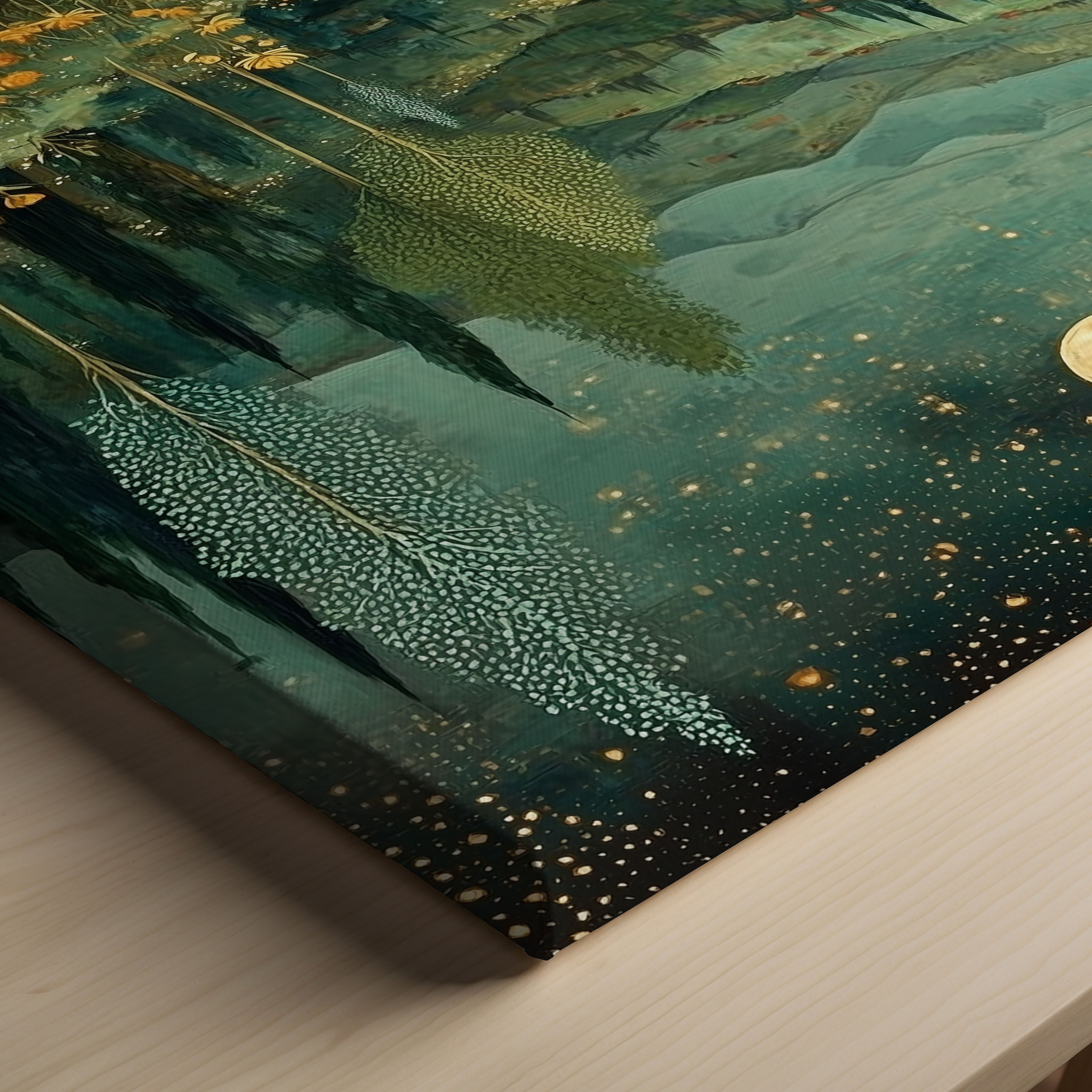 Moonlit Golden Meadow