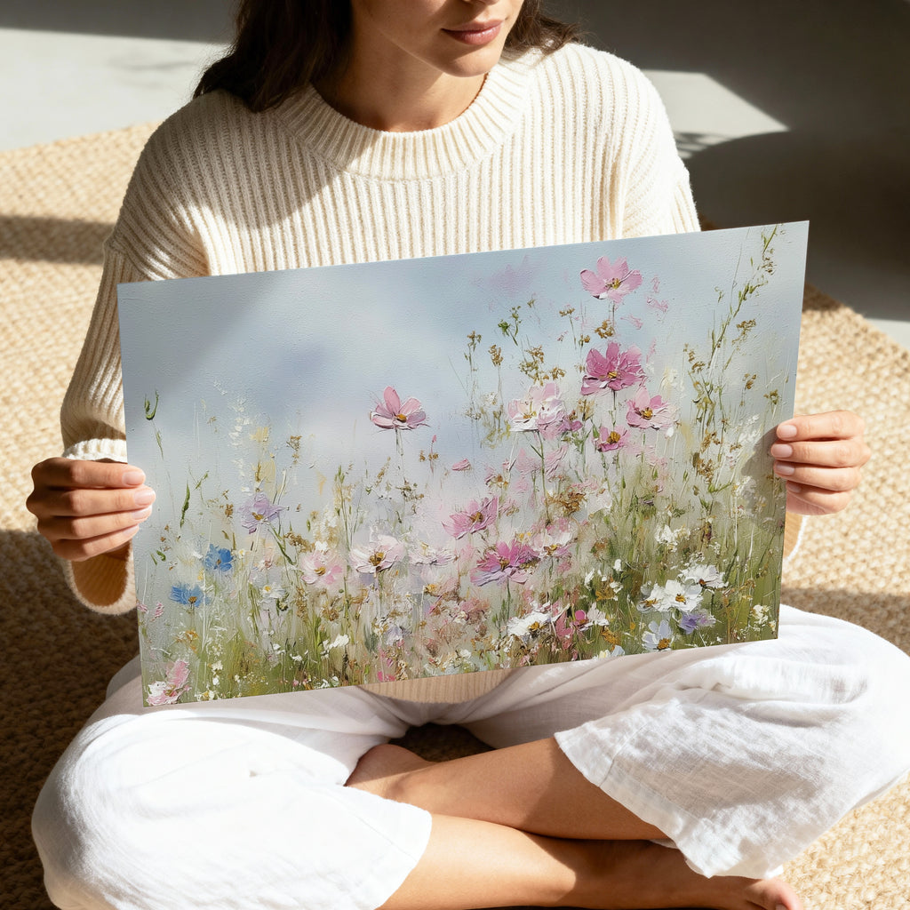 Textured Floral Meadow