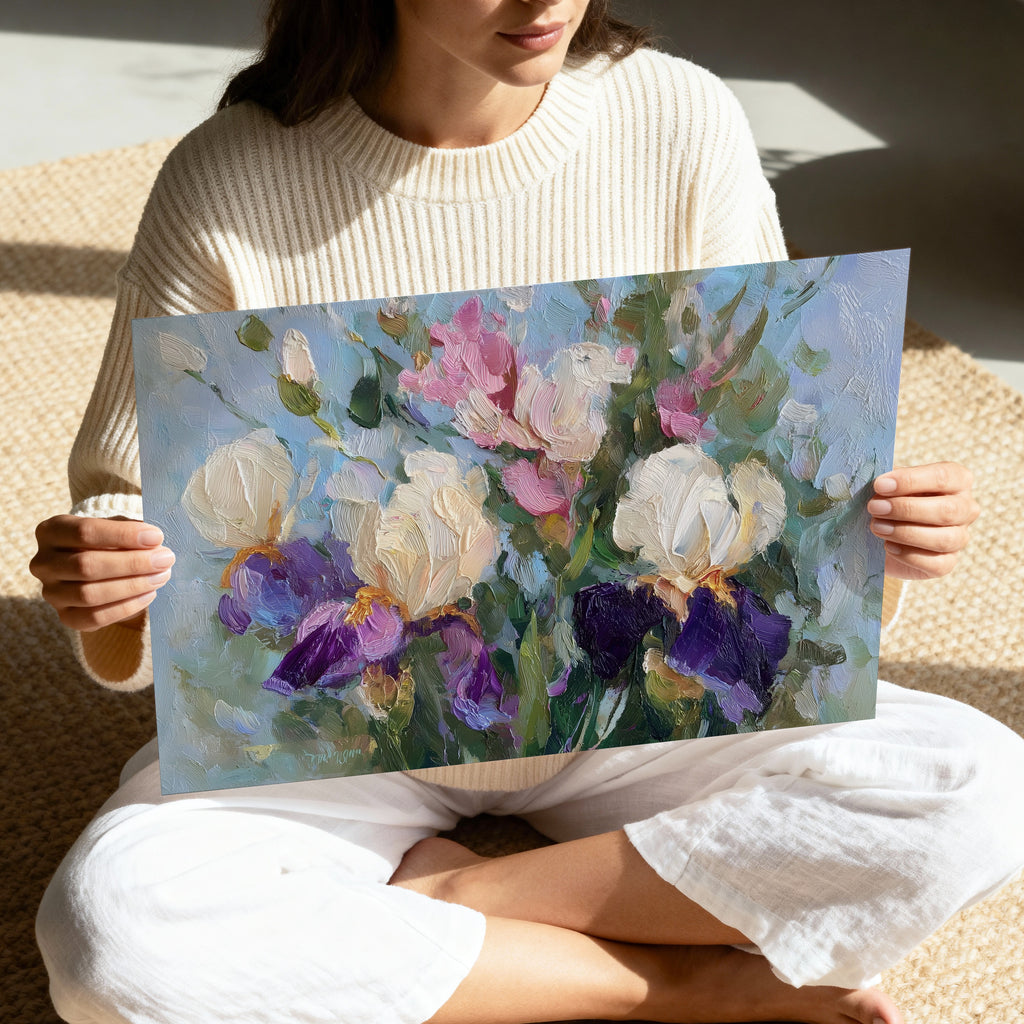 Velvet Iris in Spring Light