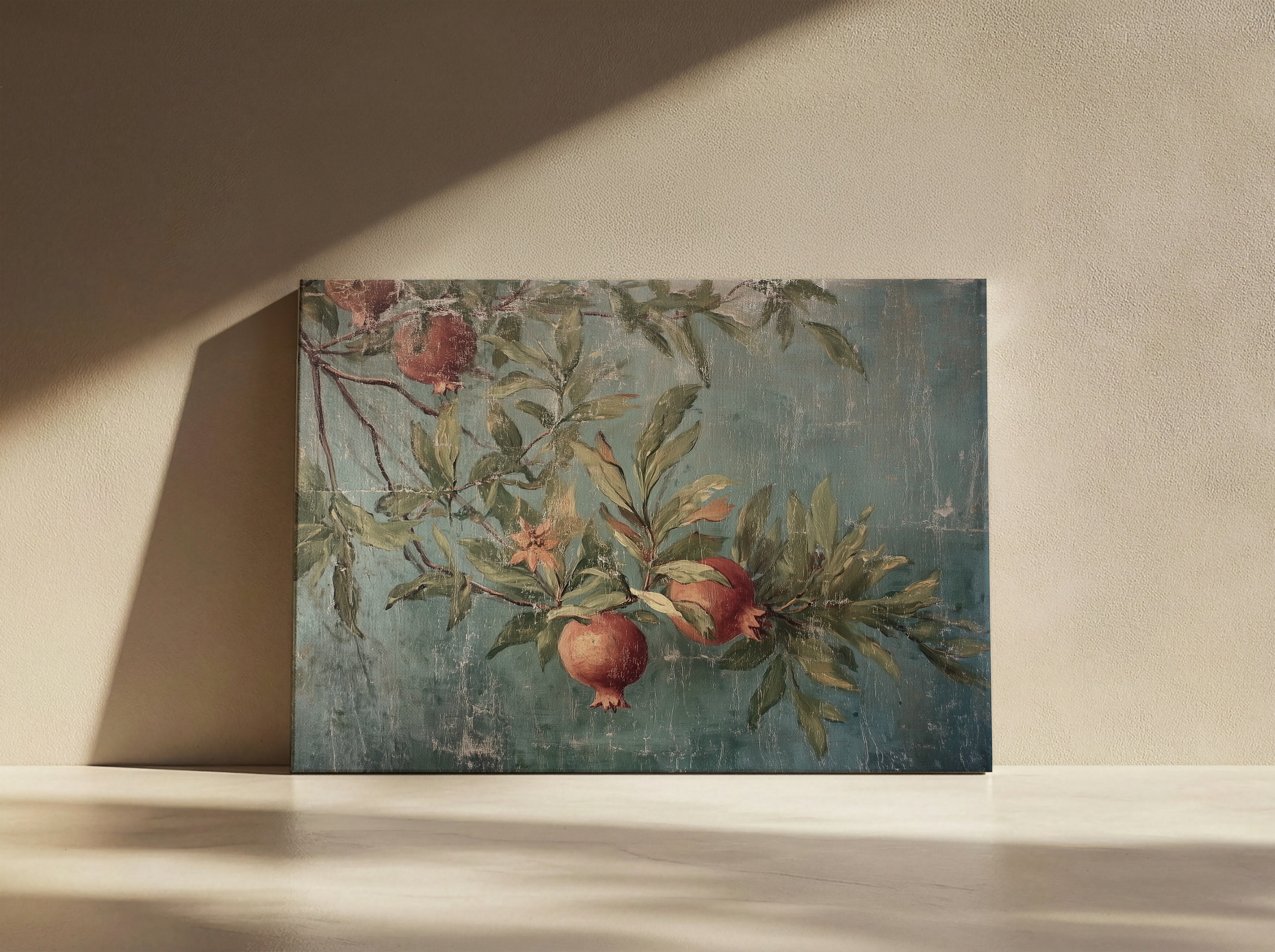 Pomegranate Branch Stillness