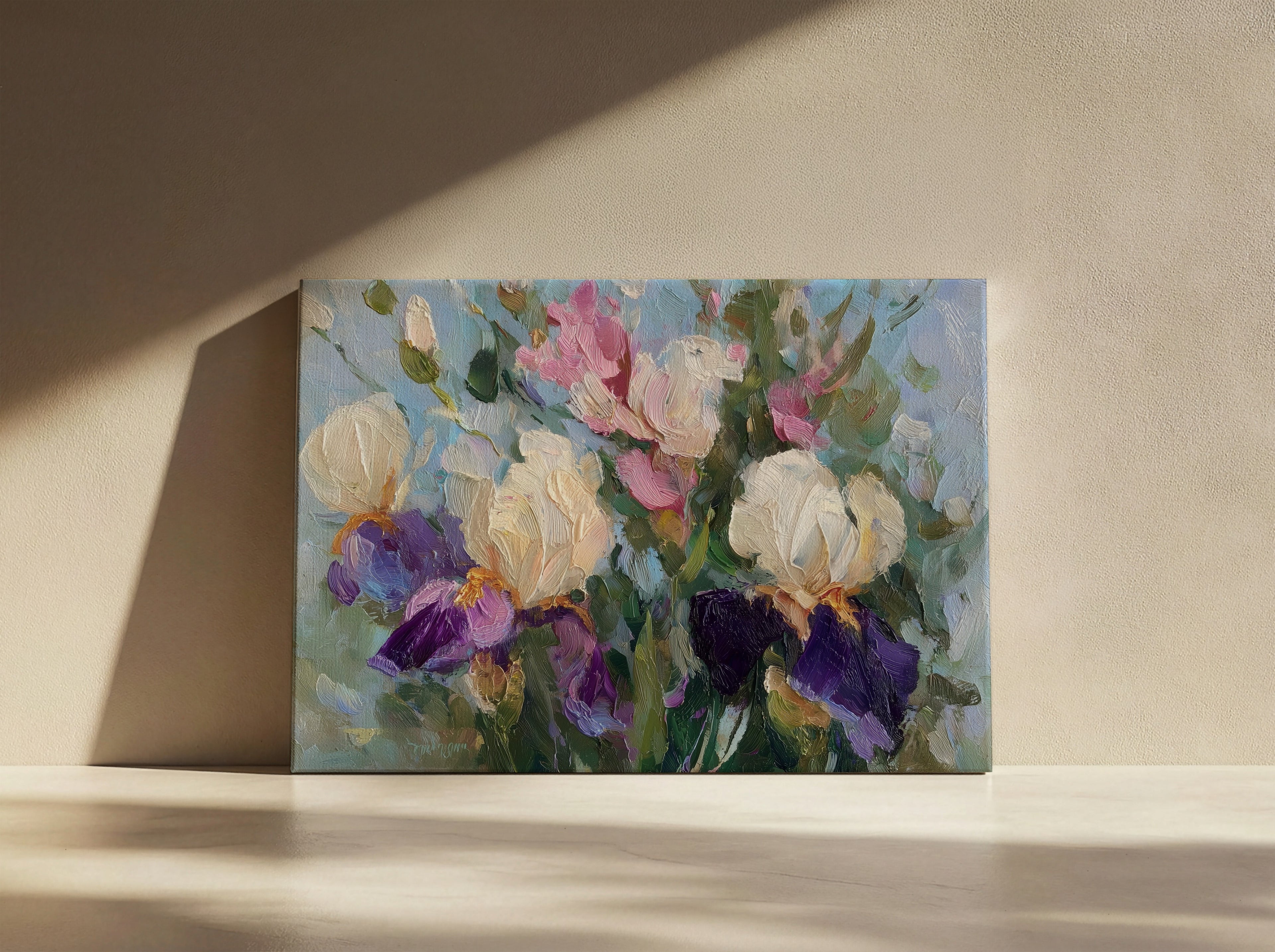 Velvet Iris in Spring Light