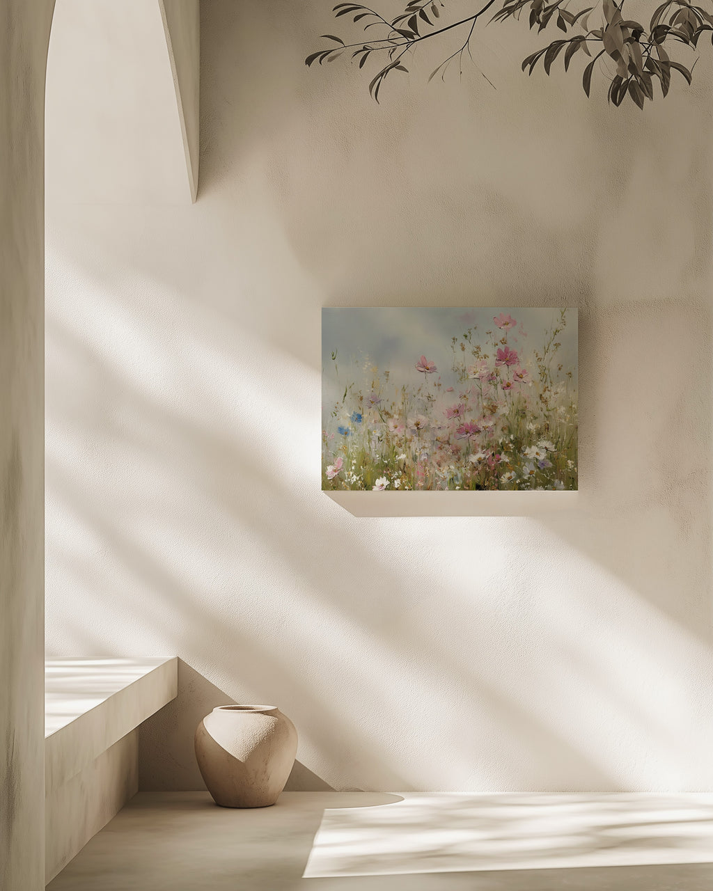 Textured Floral Meadow