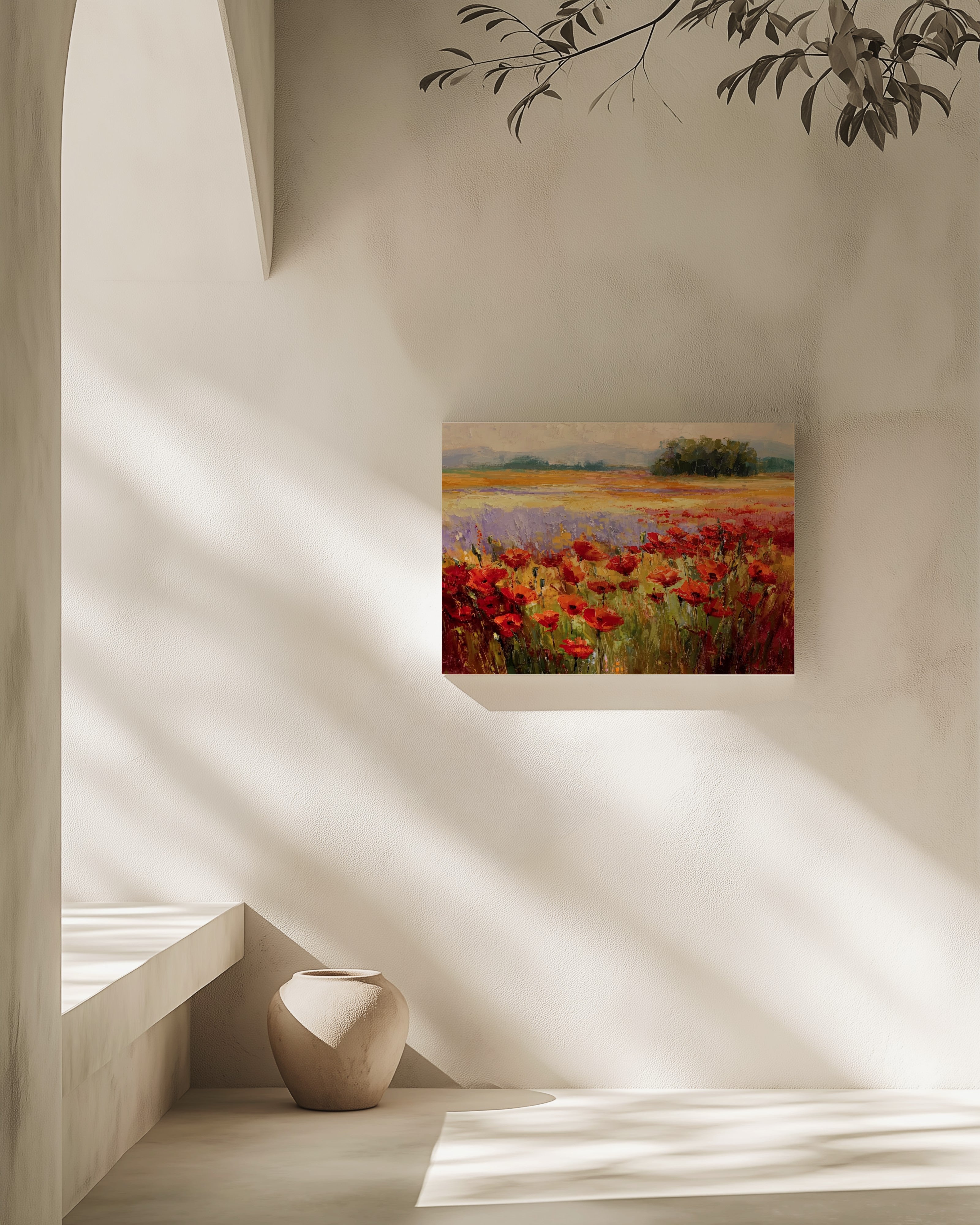 Crimson Poppy Reverie
