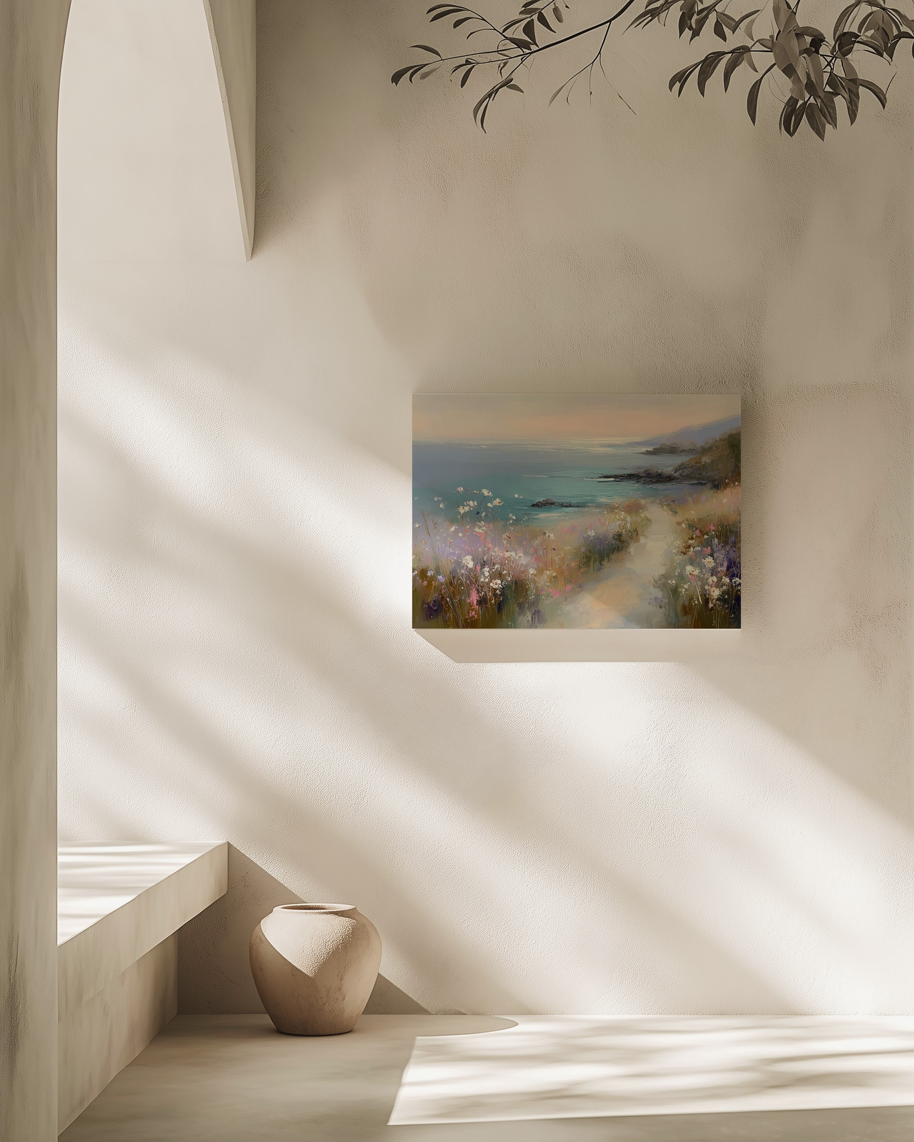 Seaside Wildflower Serenity