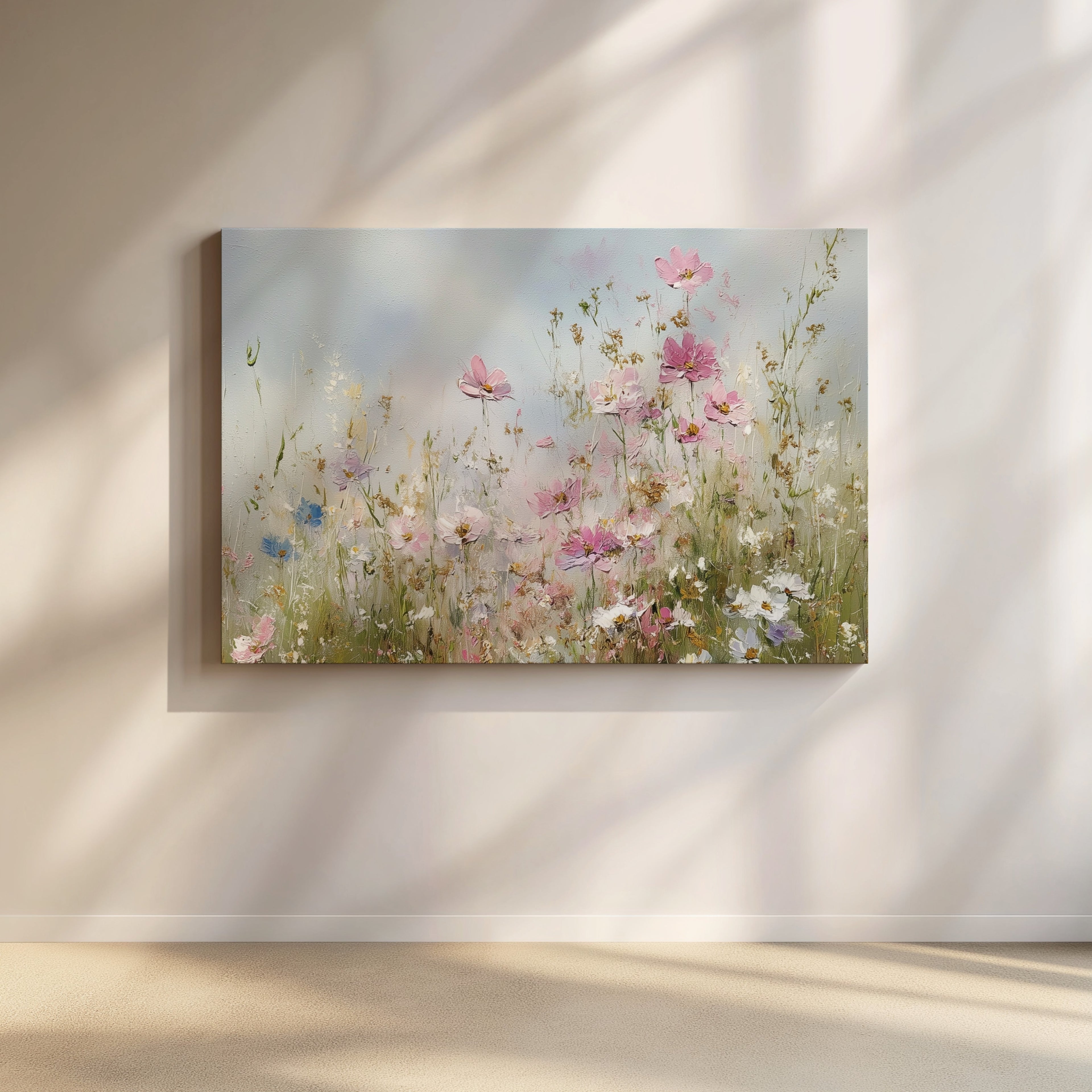 Textured Floral Meadow