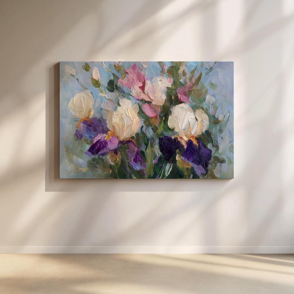 Velvet Iris in Spring Light