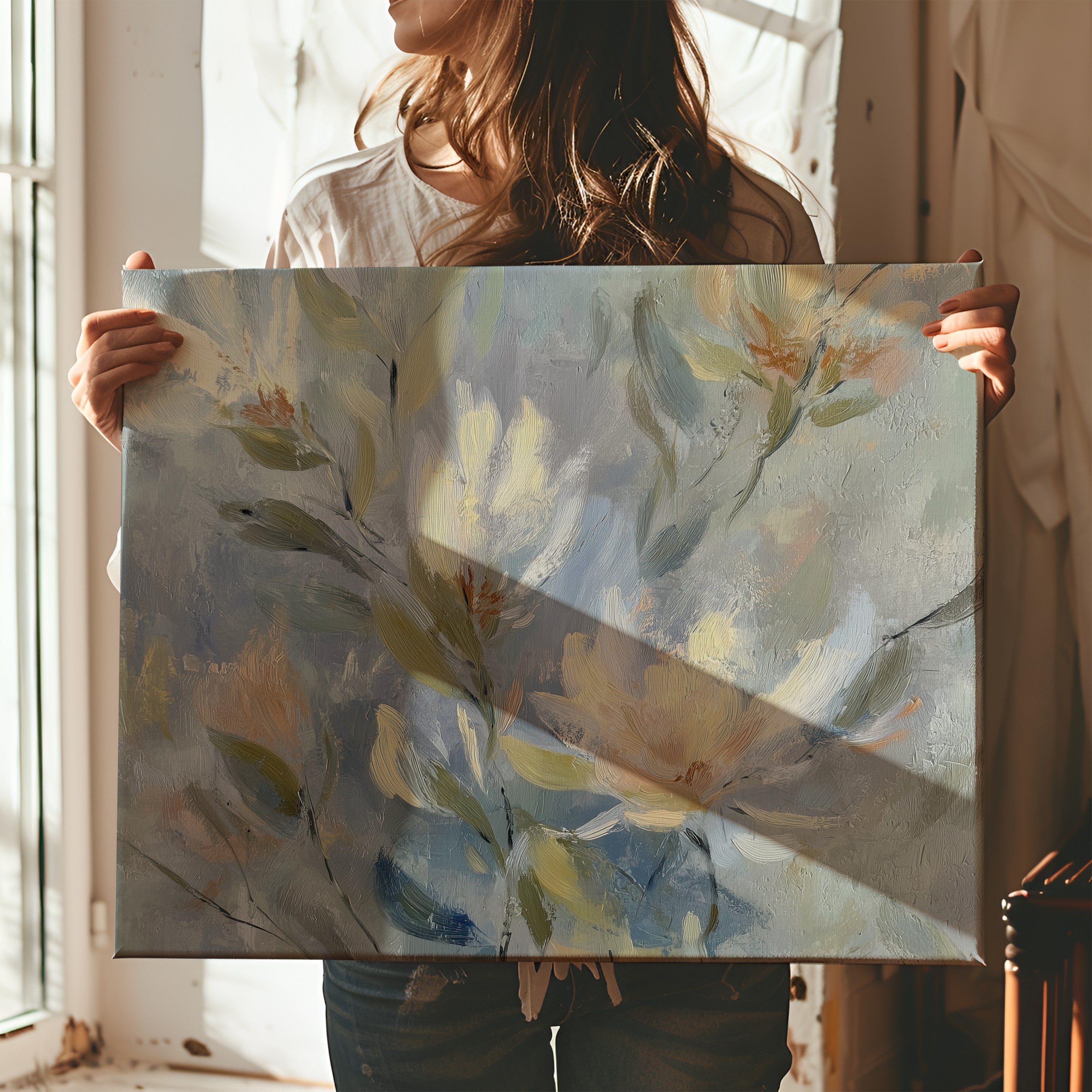 Whispering Petals in Blue Light