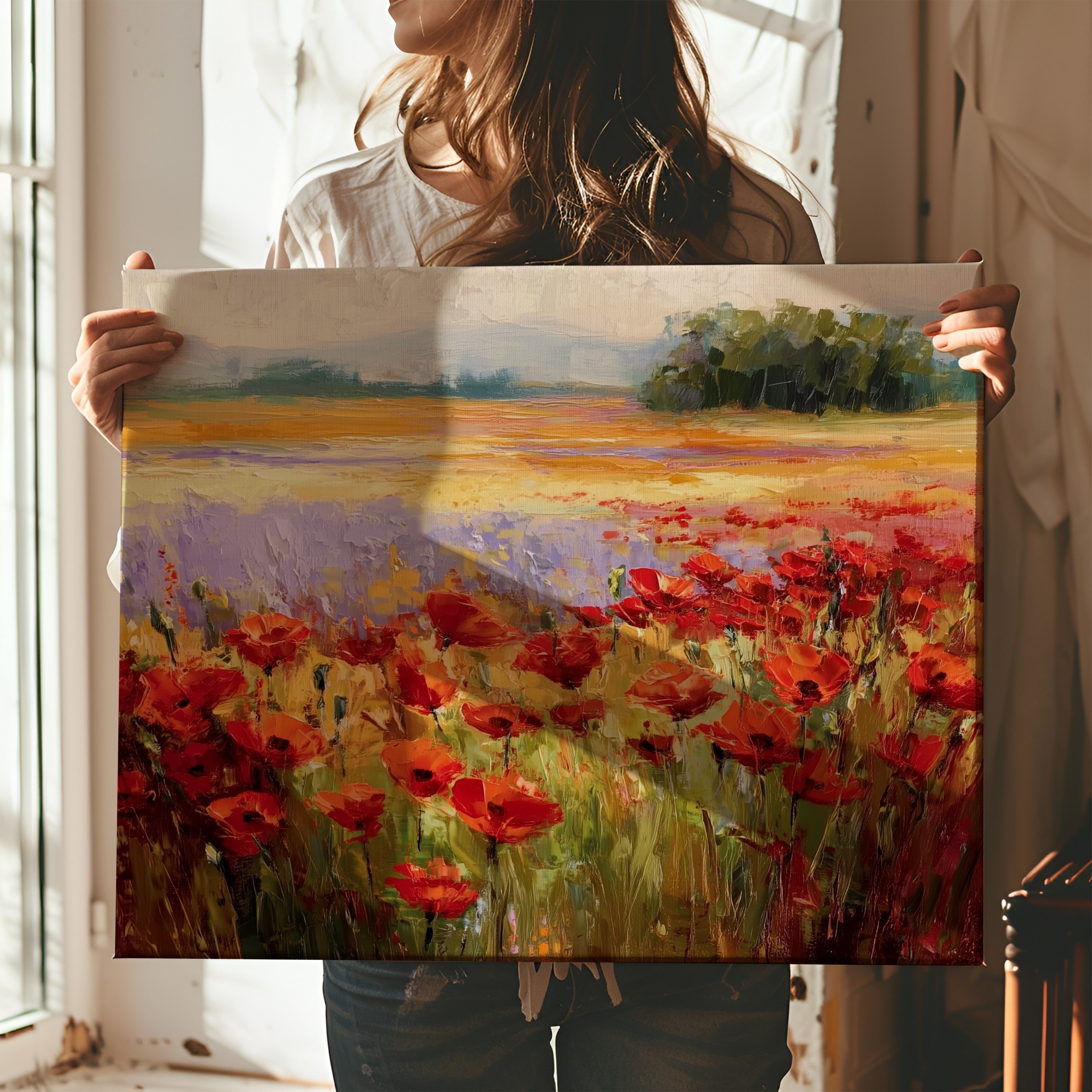 Crimson Poppy Reverie