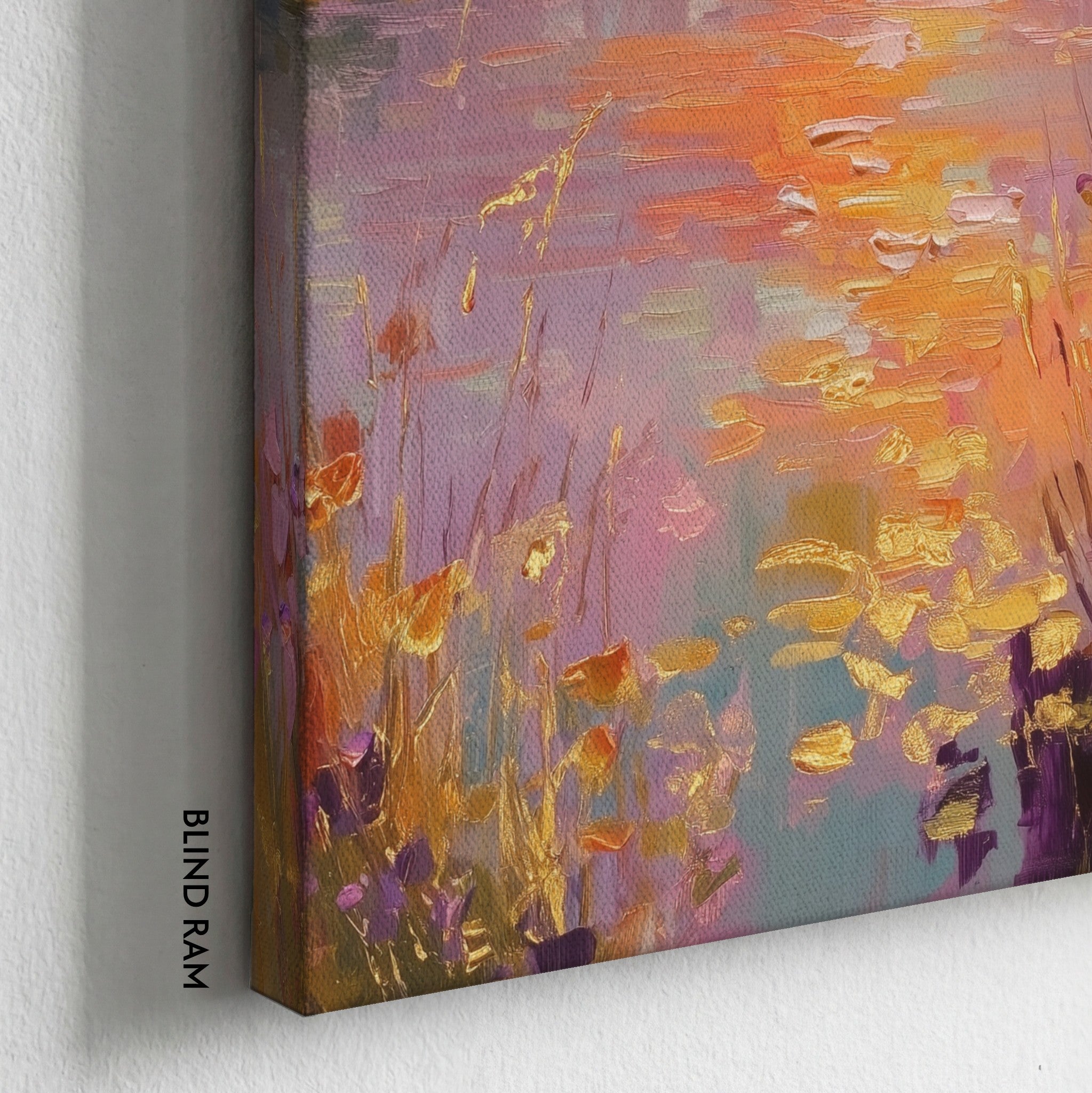 Golden Meadow Reflection