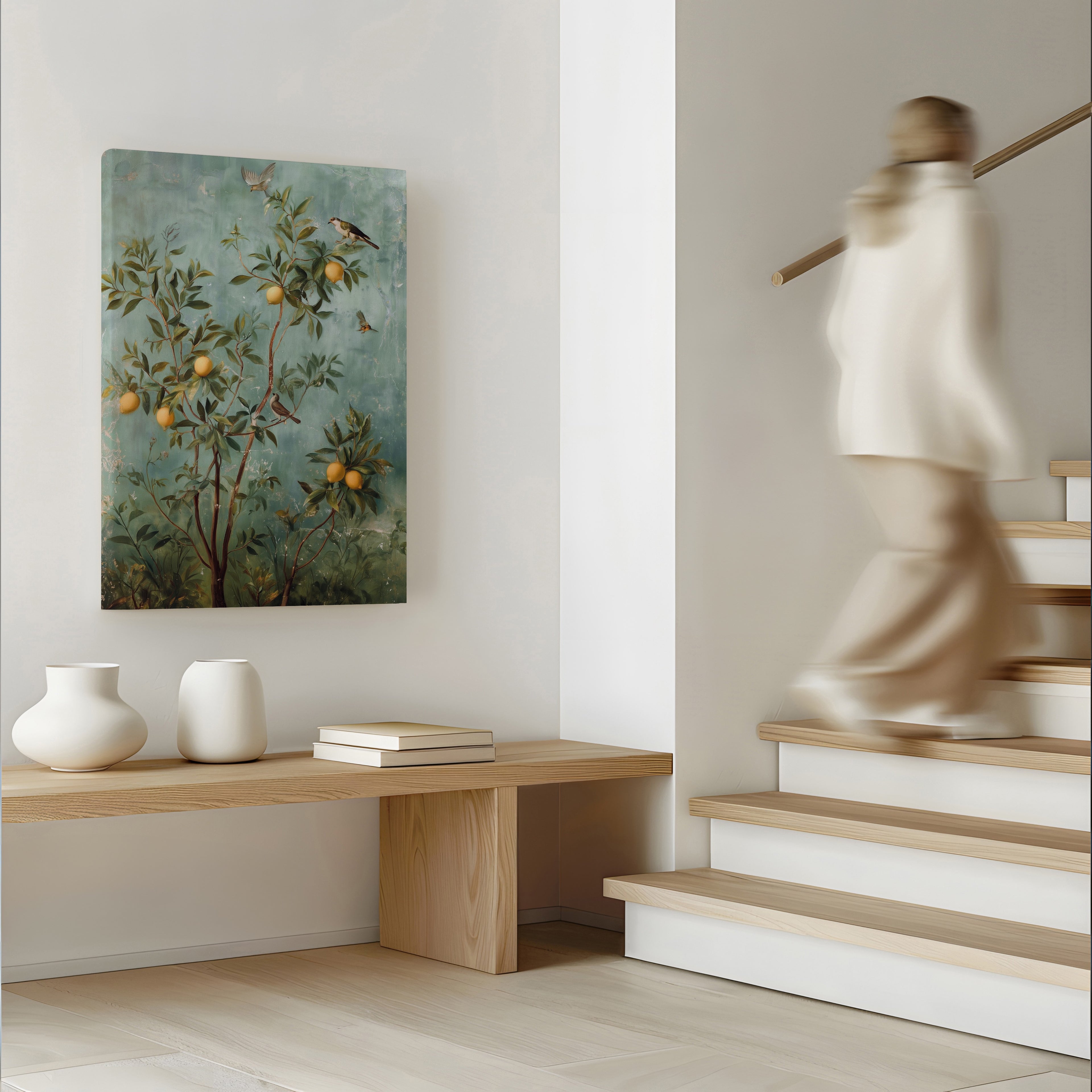 Antique Lemon Grove Fresco