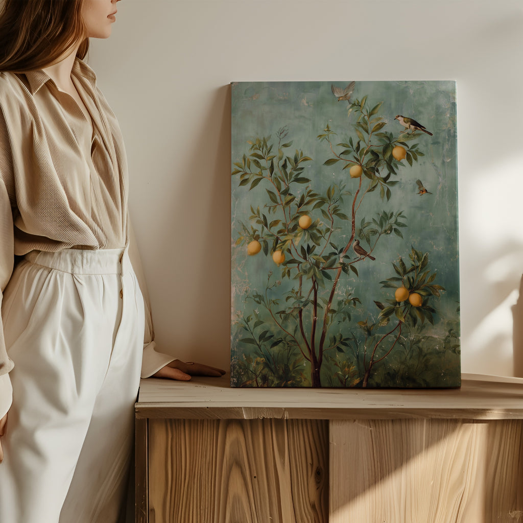 Antique Lemon Grove Fresco