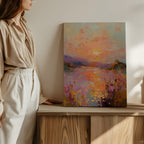 Golden Meadow Reflection