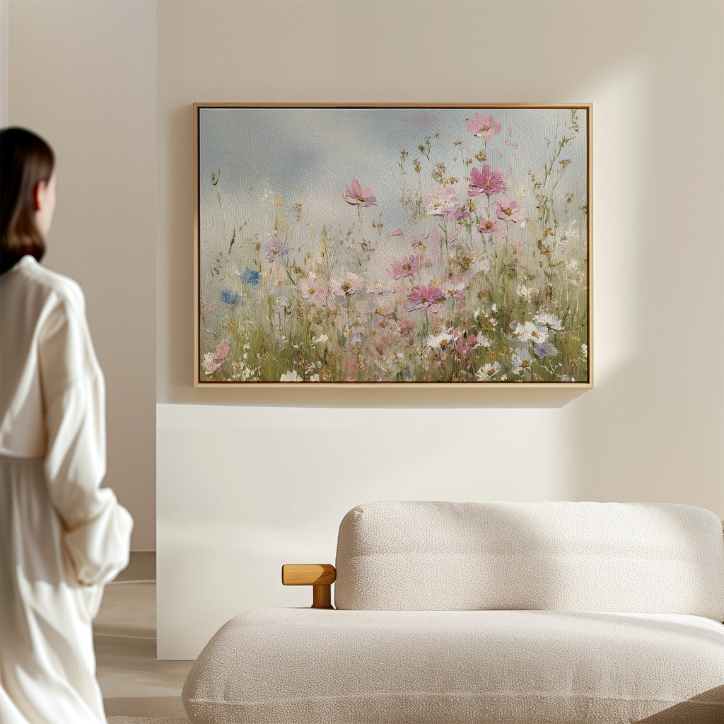 Textured Floral Meadow