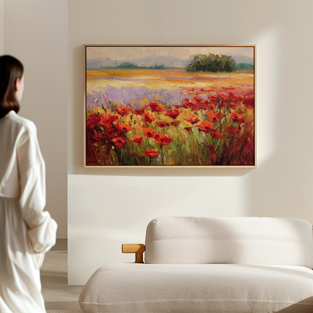 Crimson Poppy Reverie