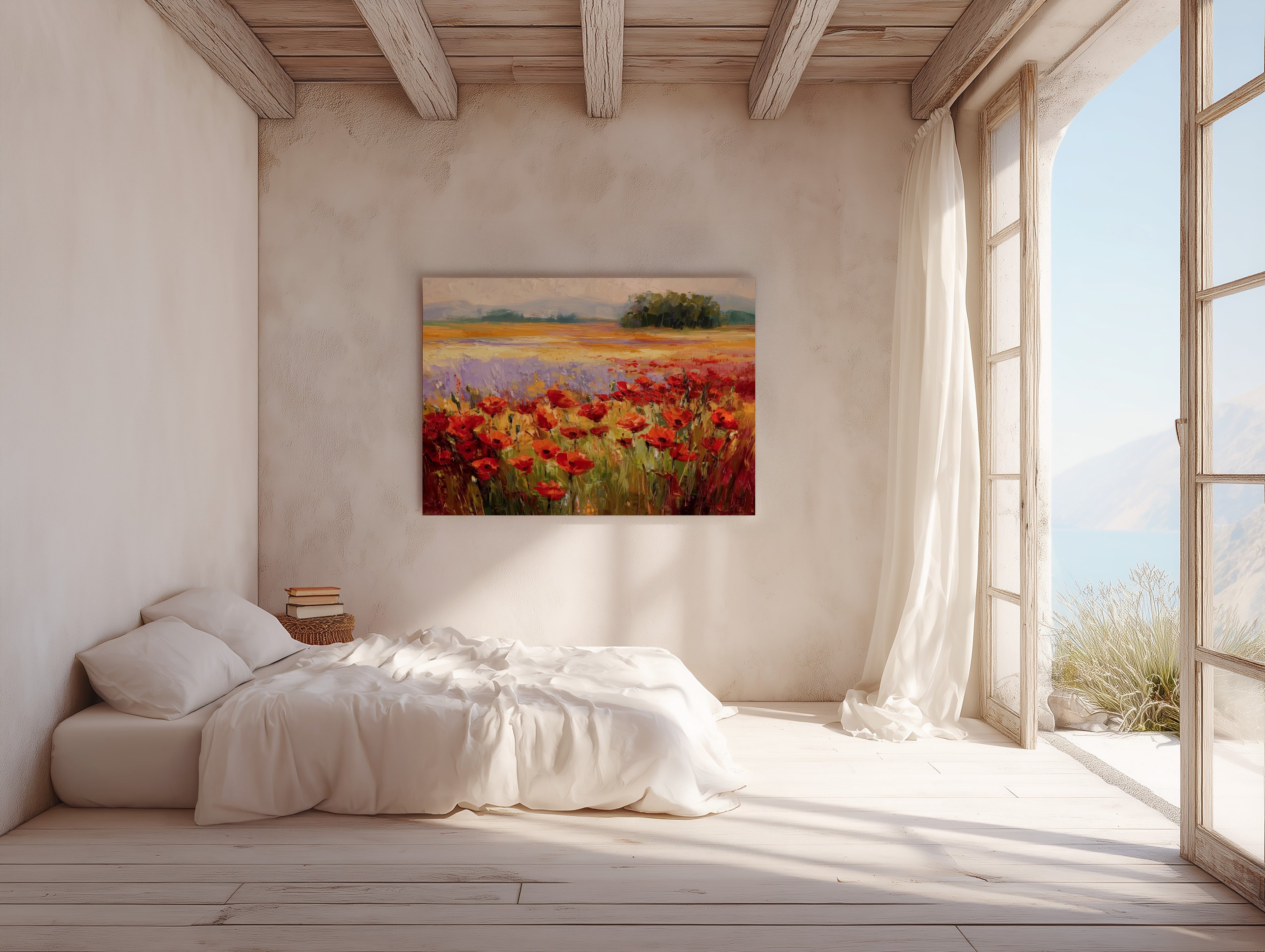 Crimson Poppy Reverie