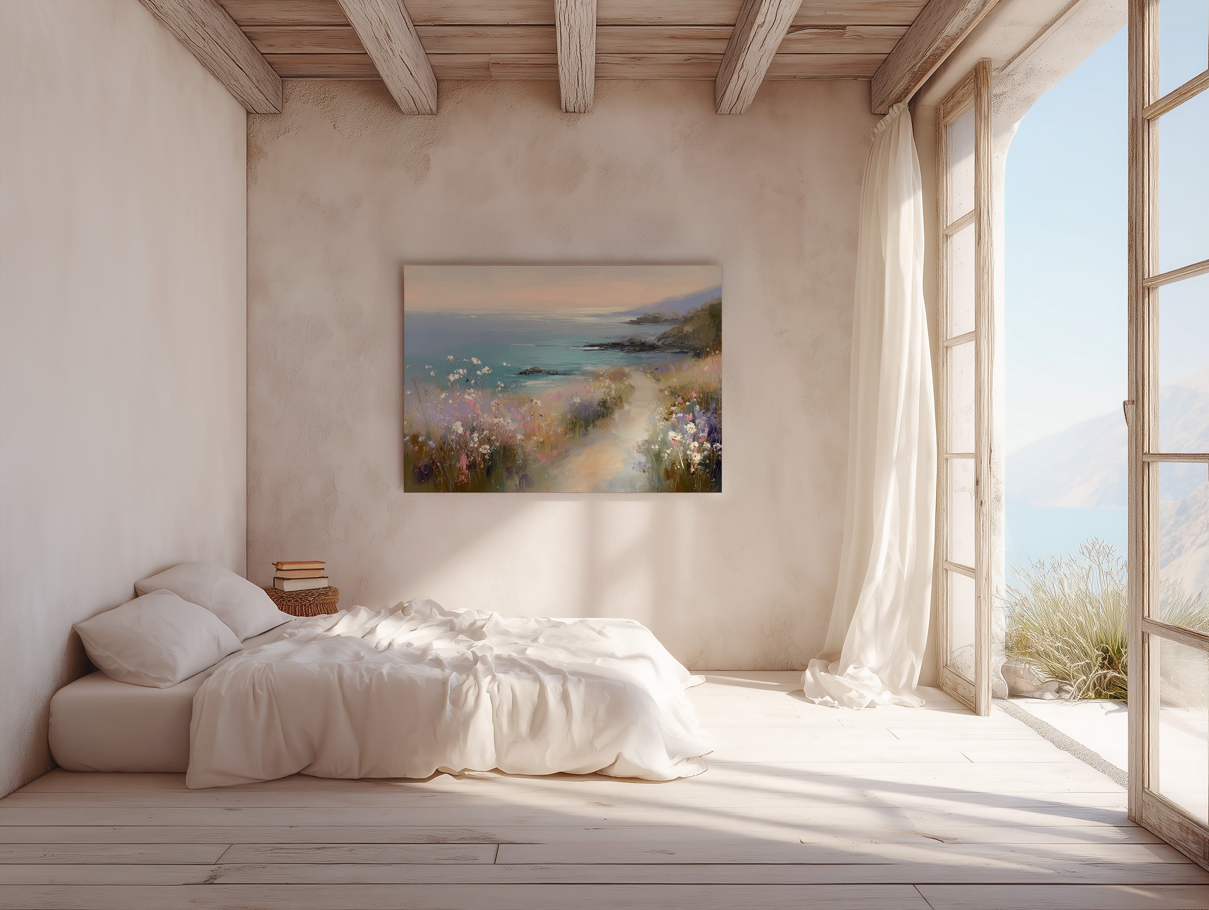 Seaside Wildflower Serenity