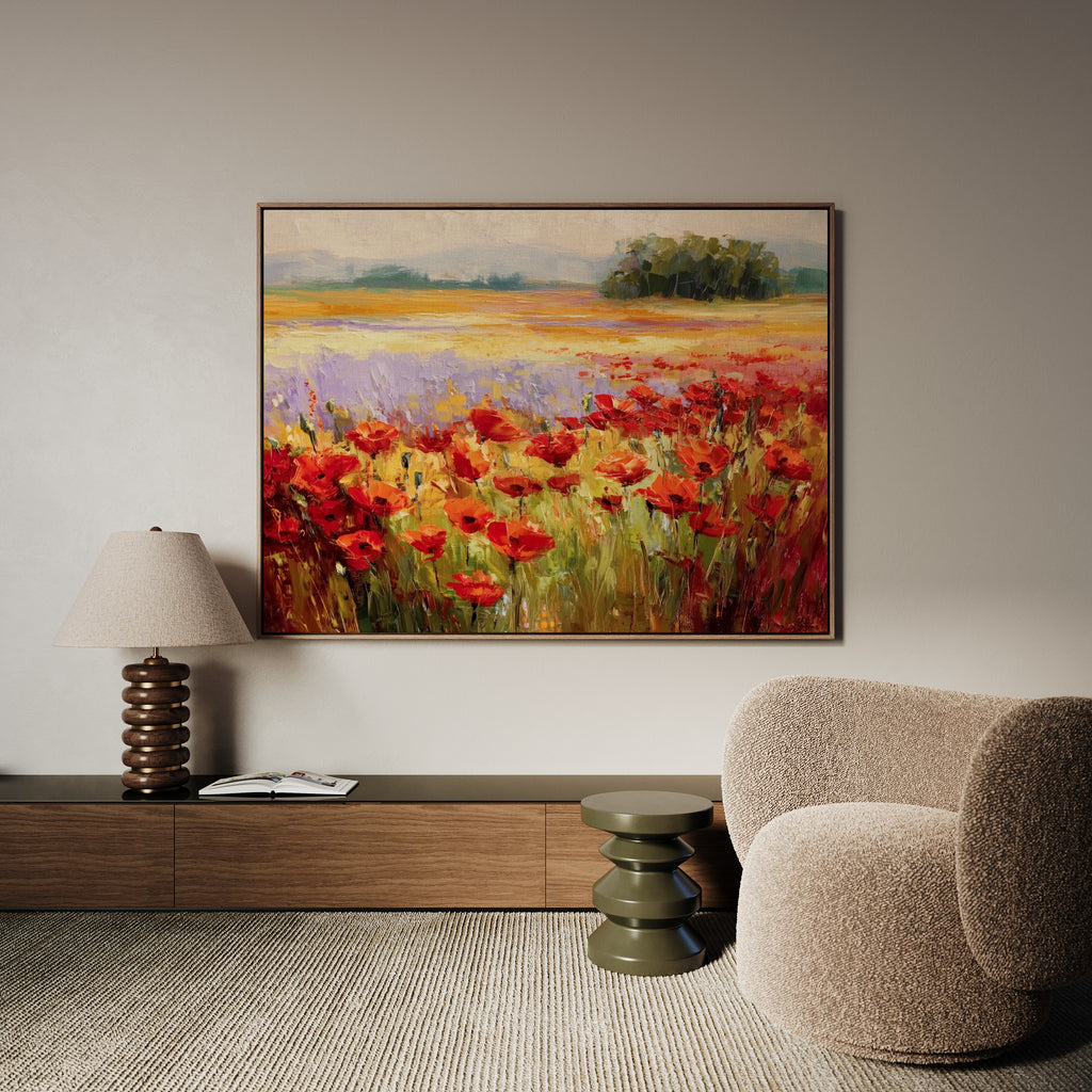 Crimson Poppy Reverie