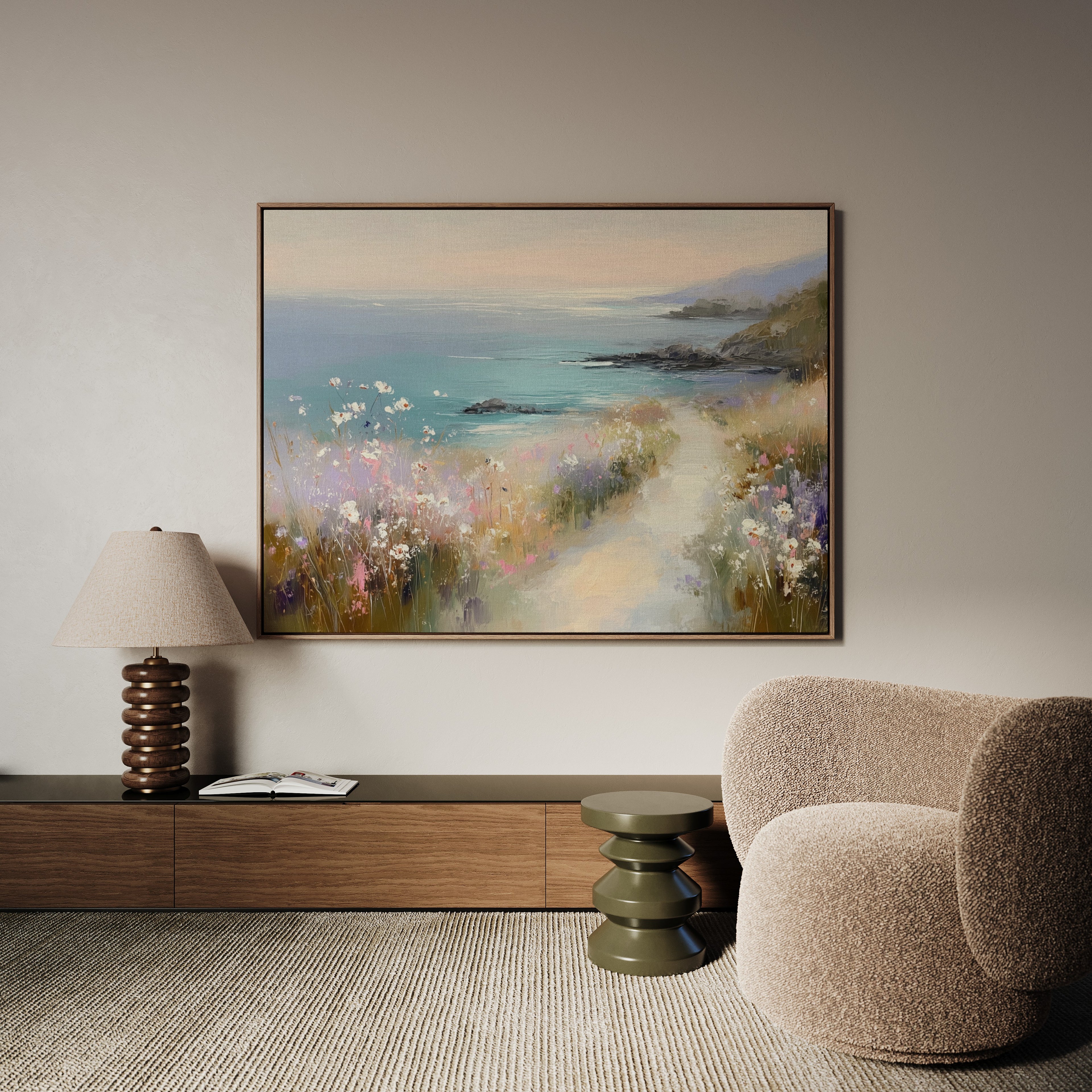 Seaside Wildflower Serenity